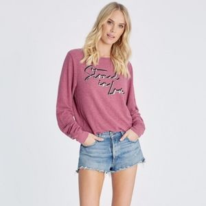WILDFOX COUTURE RUBY BBJ STONED IN LOVE SIZE SMALL NWT